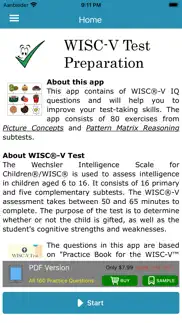 wisc-v test preparation pro iphone screenshot 1