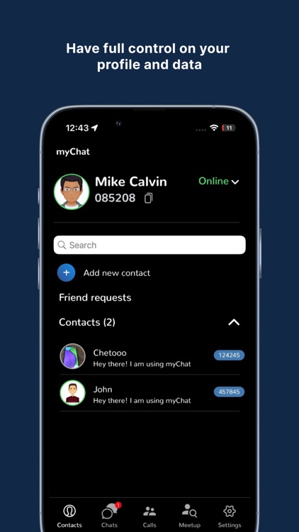 myChat - Talk with friends