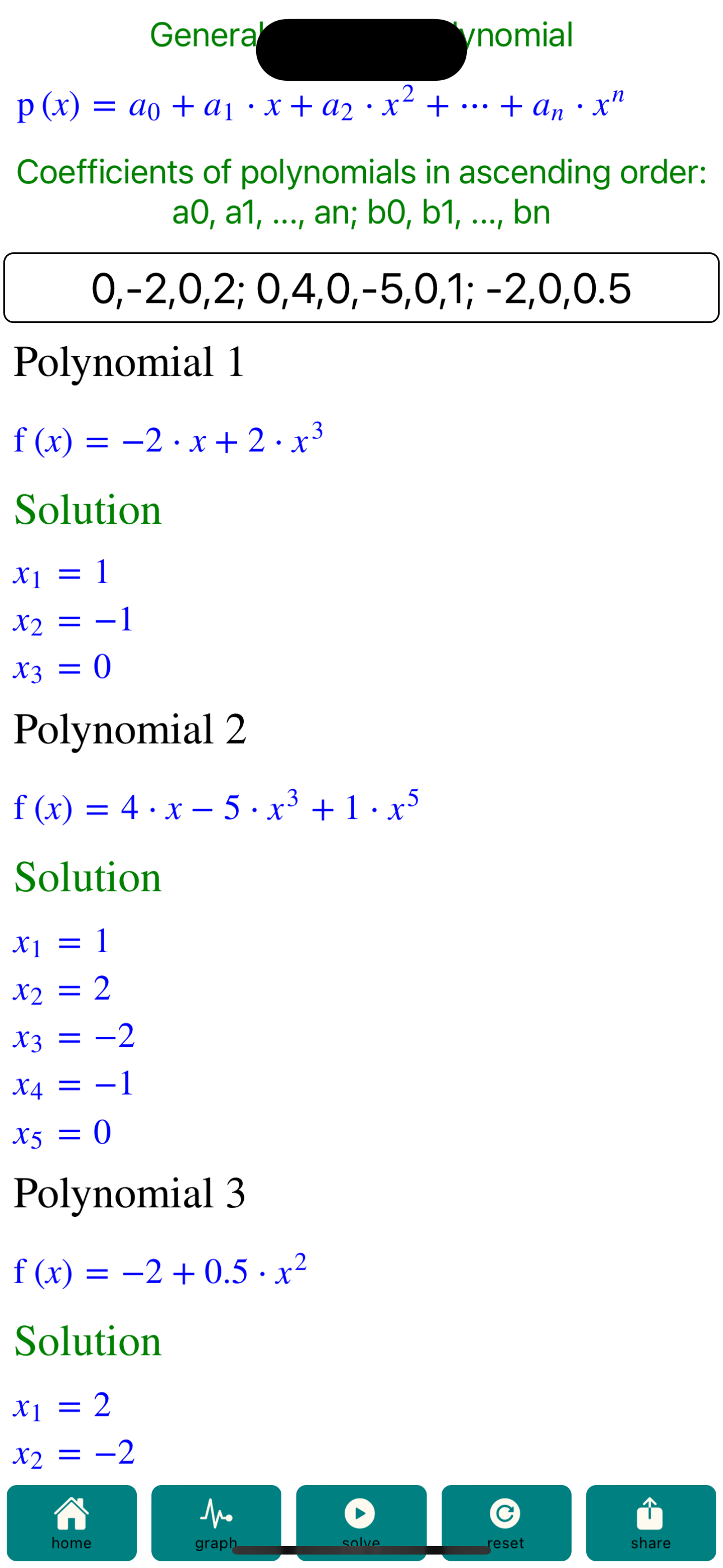 Polynomial-Solver