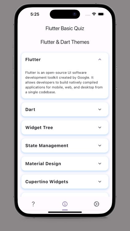 Flutter Basic Quiz
