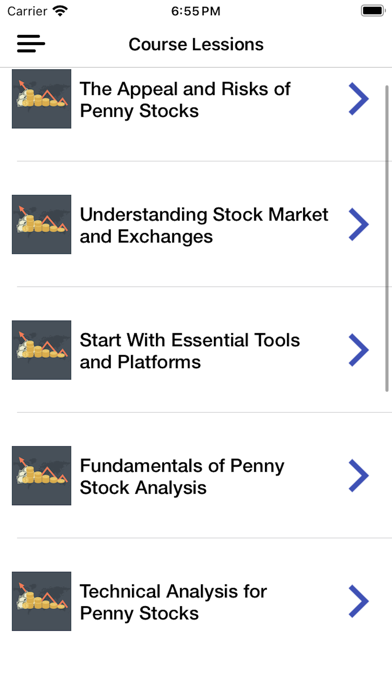 Penny Stocks New Trader School Screenshot