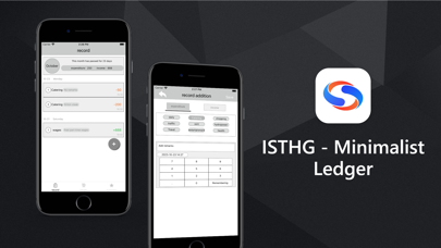 ISTHG - Minimalist Ledger Screenshot