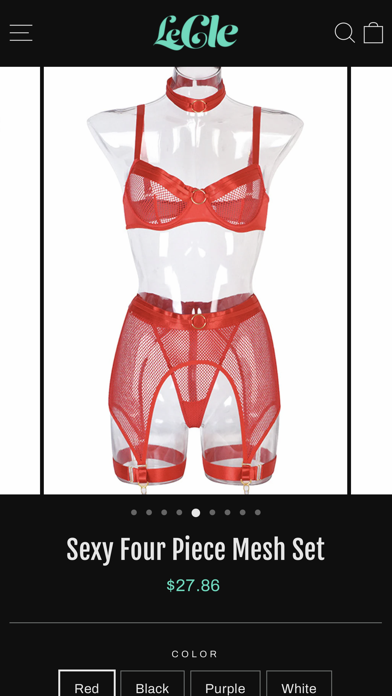 LeCLE Lingerie Screenshot