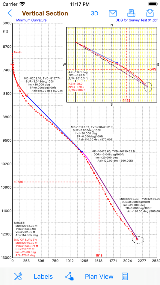 #3. Directional Well Survey (iOS) Podle: Carlos Moura