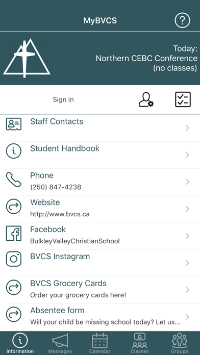 MyBVCS Screenshot