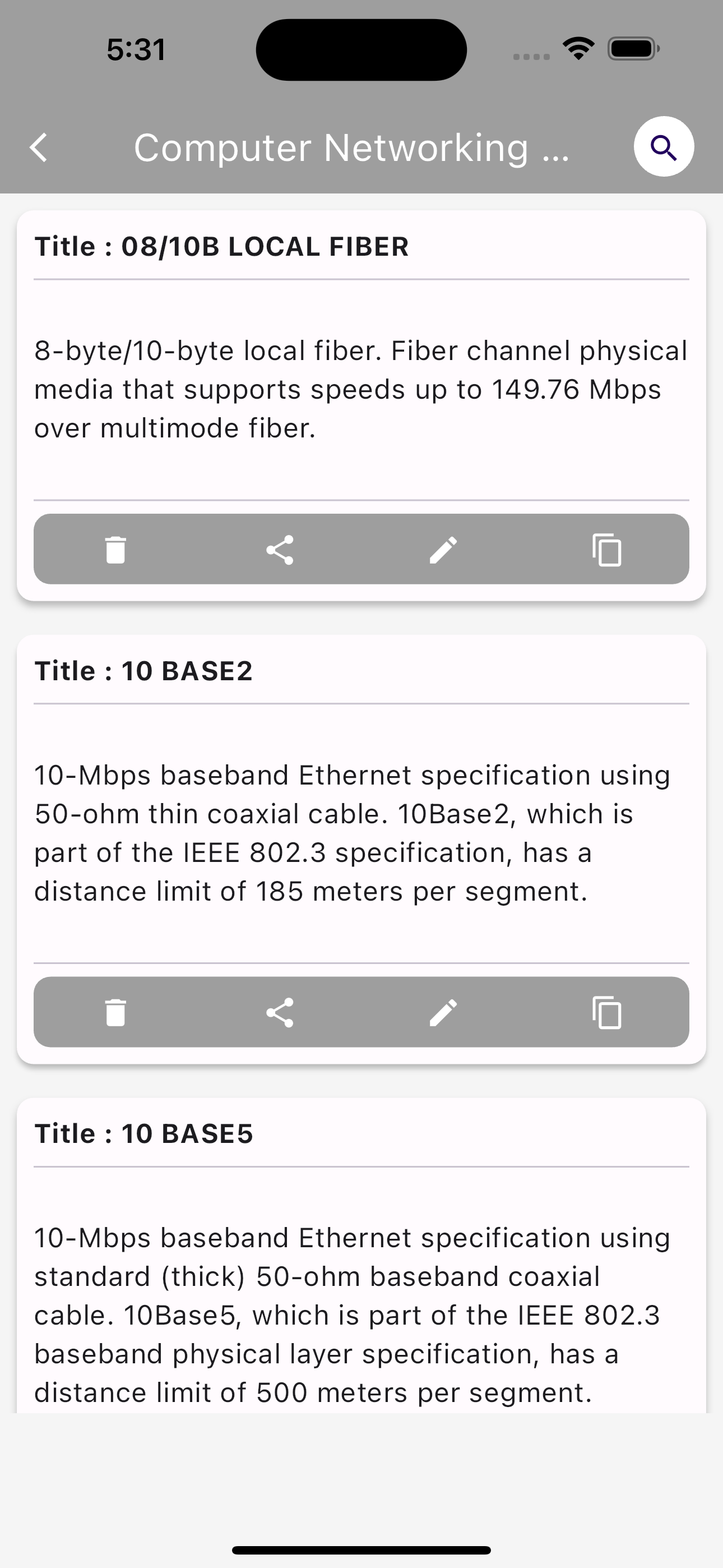 Computer Networking Dictionary screenshot 5