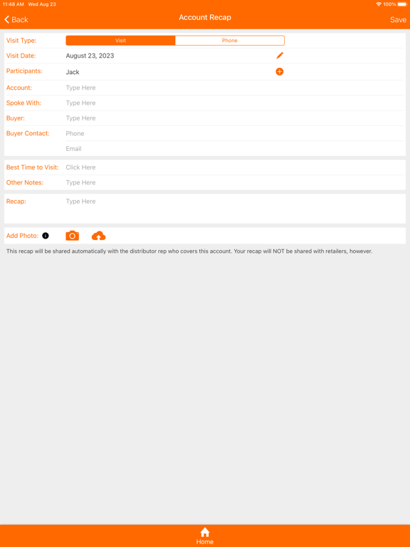 Orange Peel iPad screenshot 5 - Productivity app