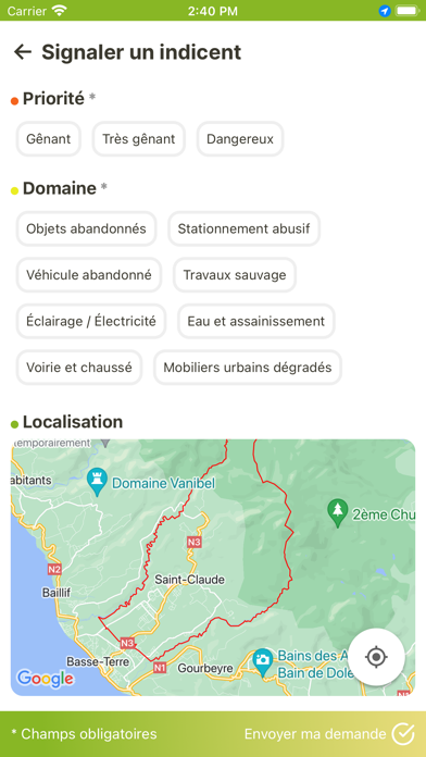 Saint-Claude Connect Screenshot