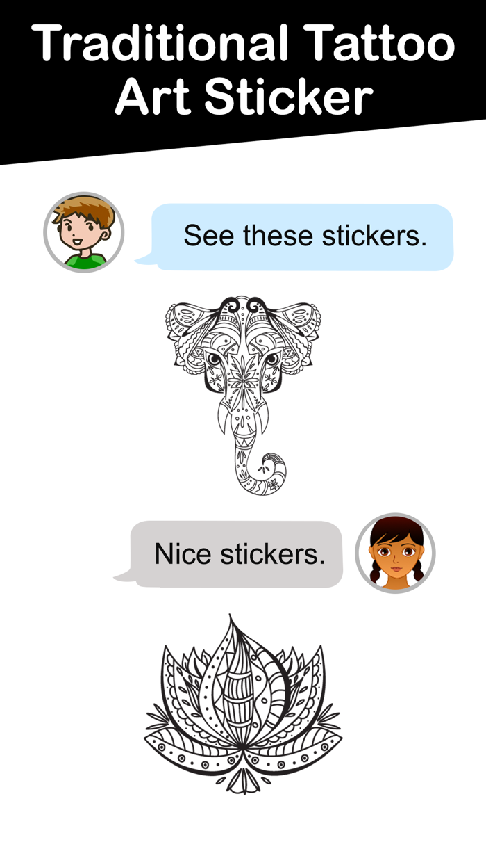 Traditional Tattoo Art Sticker