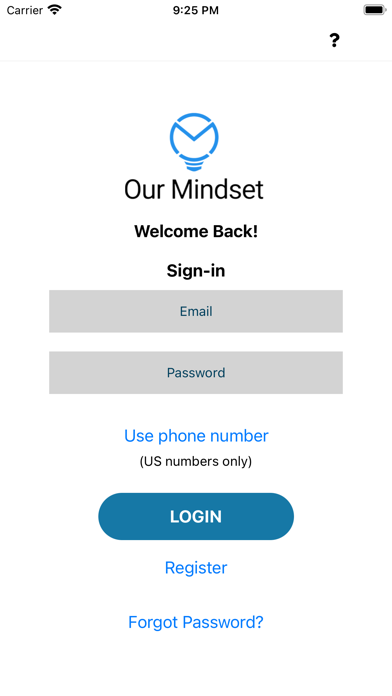 Our Mindset Screenshot