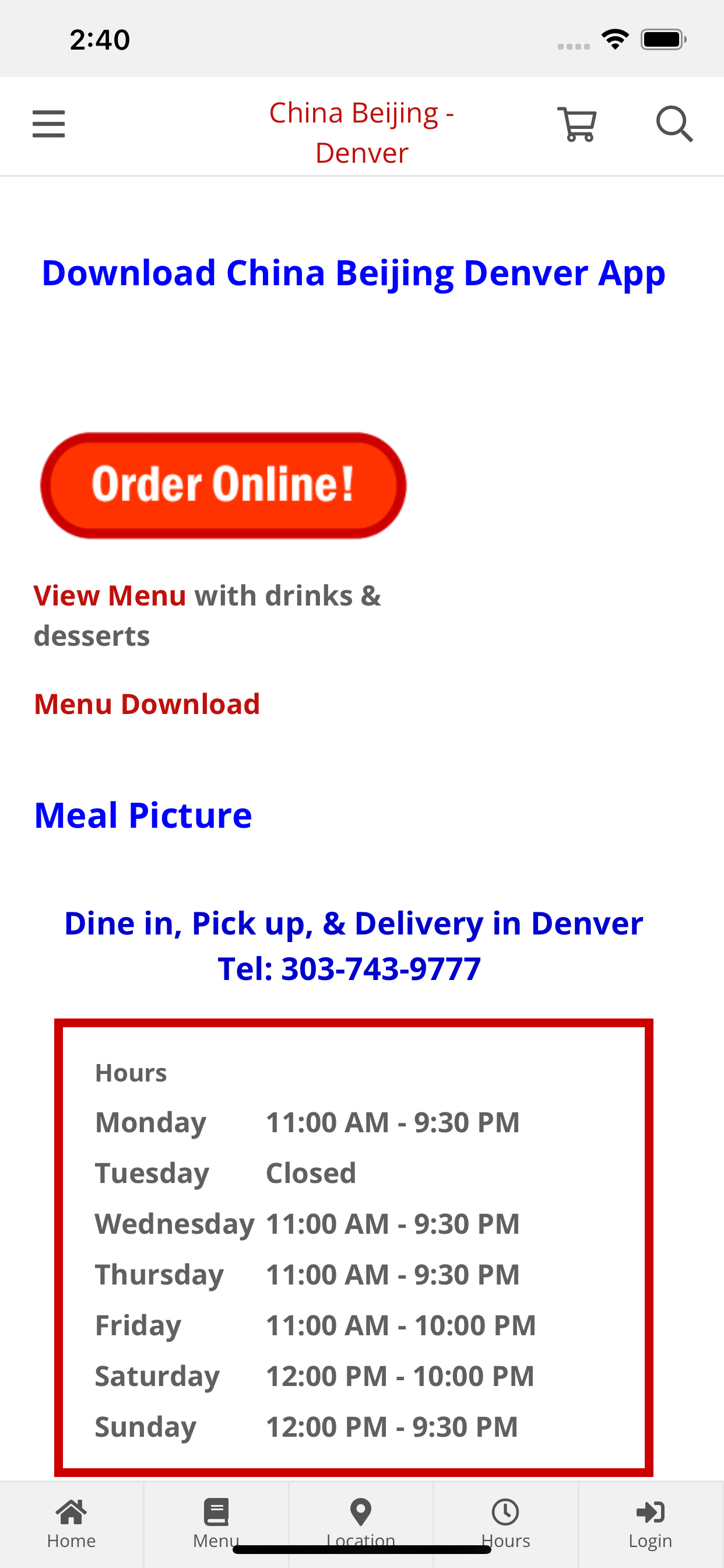 China Beijing - Denver