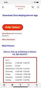 China Beijing - Denver screenshot #1 for iPhone