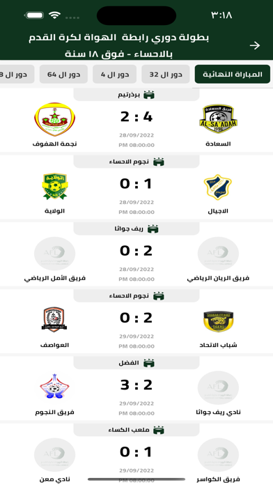 Amateur Football League (AFL) Screenshot