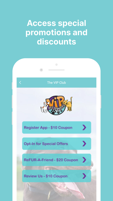 VIP Pet Services Screenshot