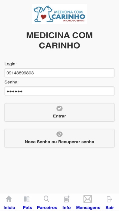 Medicina com Carinho Screenshot
