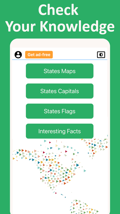 50 States & US Capitals Game Screenshot