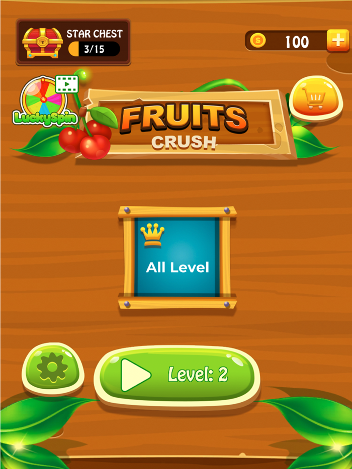 Fruit Crush Triple Tile Puzzle