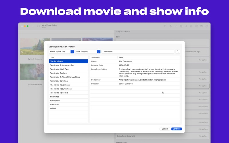 MetaVideo Unlimited Screenshot