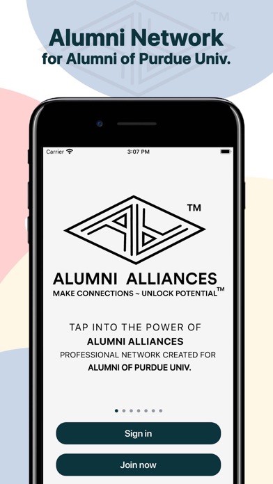 Alumni - Purdue Univ. Screenshot