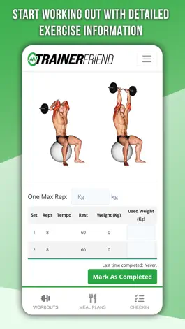Game screenshot TrainerFriend Client apk