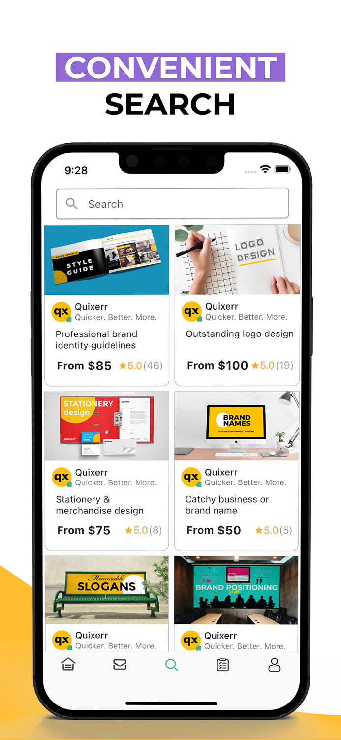 Quixerr. Design and Branding