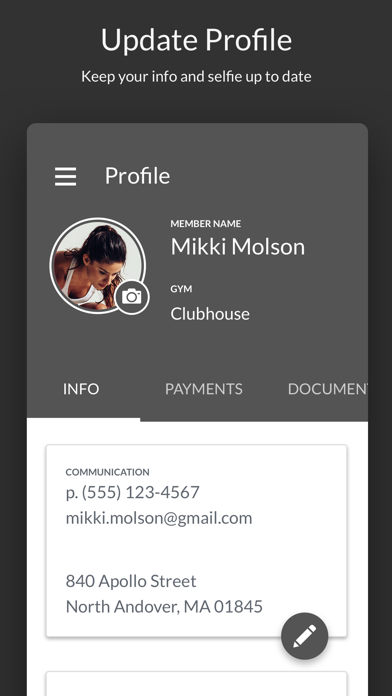 Clubhouse Fitness Screenshot