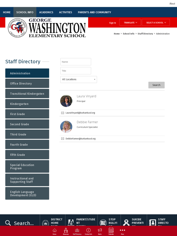 Screenshot #6 pour George Washington Elementary