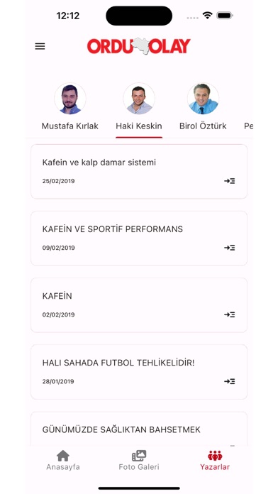 Ordu Olay Gazete Screenshot