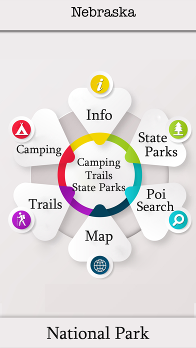 Nebraska - Camping & Trails Screenshot