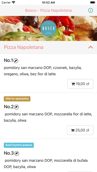 Bosco - Pizza Napoletana Screenshot