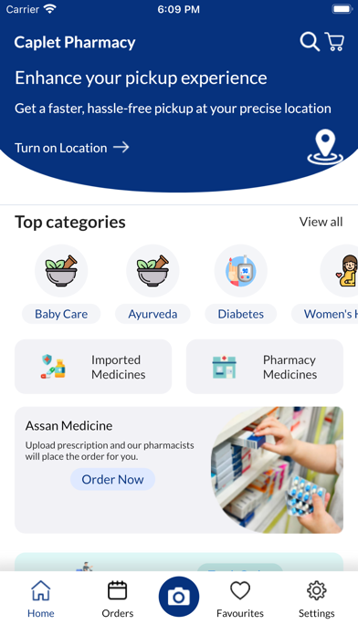 Caplet Online Pharmacy Screenshot