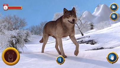 Wolf Simulator: Wild Wolf Game Screenshot