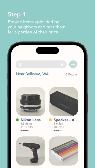 Hive5 - Share & Rent Items Screenshot