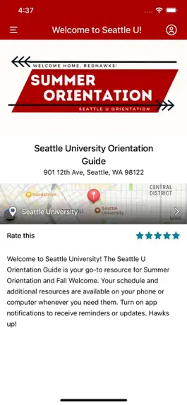 Game screenshot Seattle University Orientation apk
