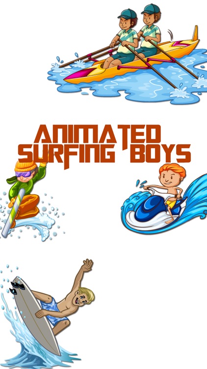 Animated Surfing Boys screenshot-4