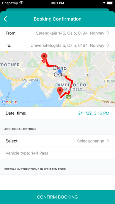 Vibå Taxi Screenshot