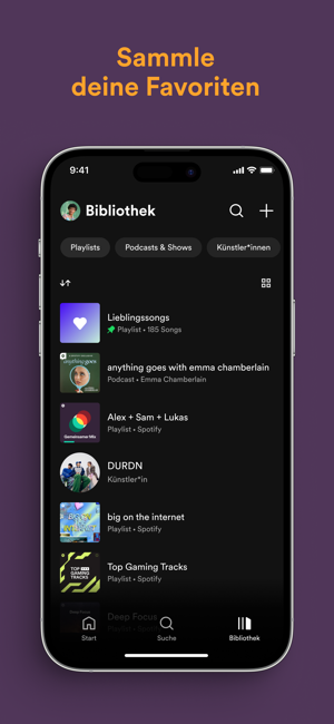 ‎Spotify: Musik und Podcasts Screenshot