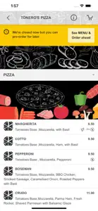 Tonero's Pizza screenshot #3 for iPhone