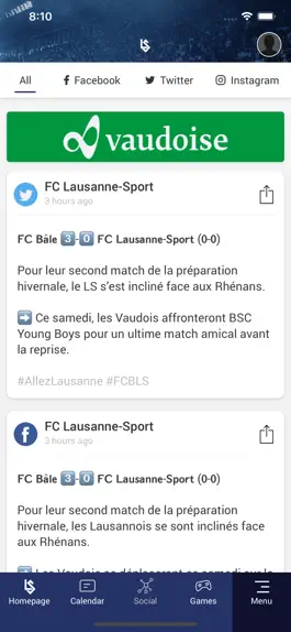 Game screenshot FC Lausanne-Sport hack