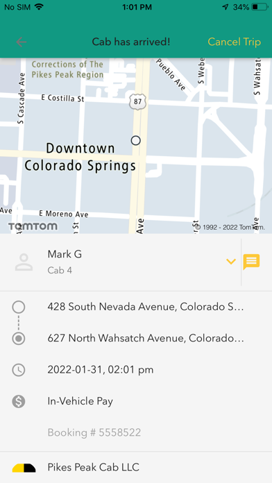 Taxibook Screenshot