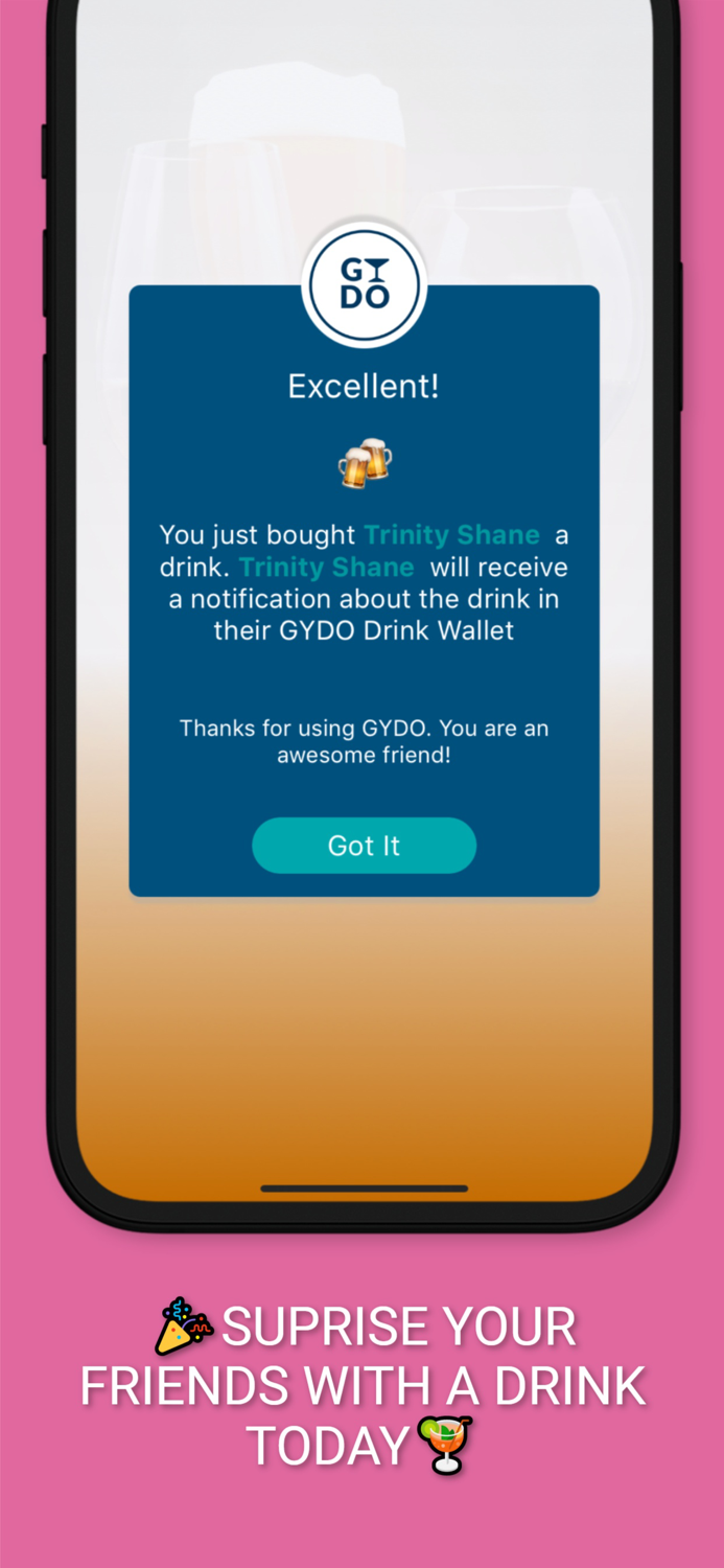 GYDO. Buy A Friend A Drink