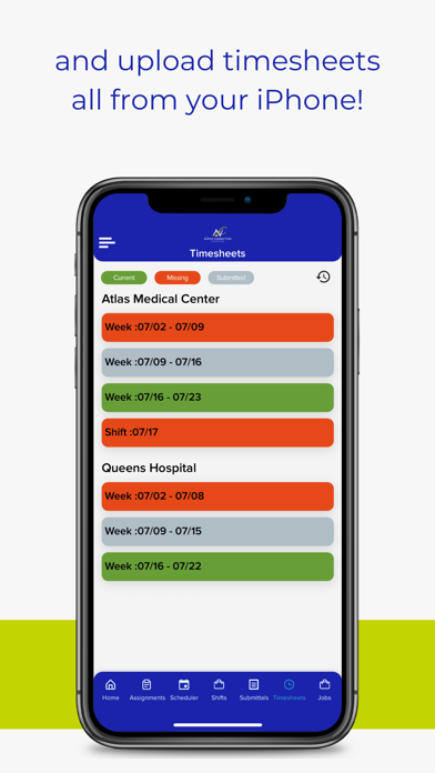Nurse Connection Staffing Screenshot