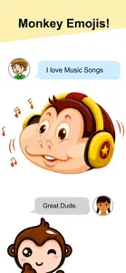 Monkey Emojis! screenshot #2 for iPhone