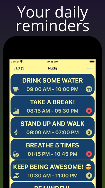 Random Reminders - Nudg