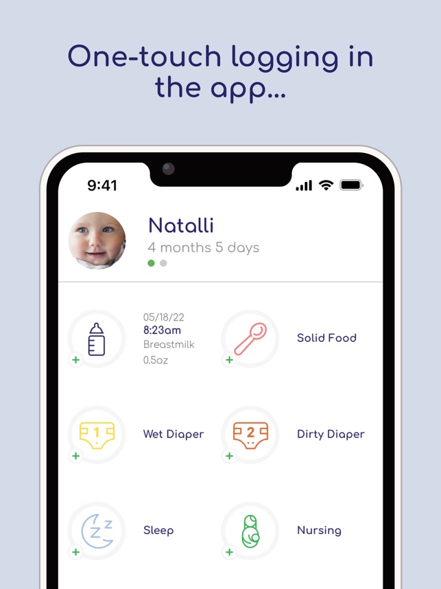 Effortless Baby Tracking with Talli Baby Tracker: Feedings