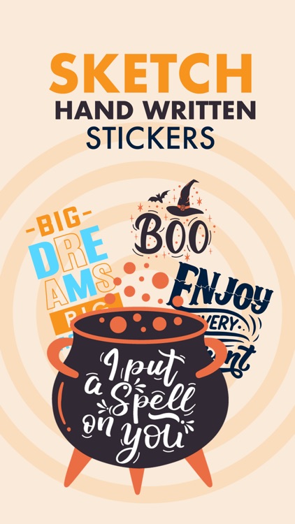 Sketch Hand written Stickers