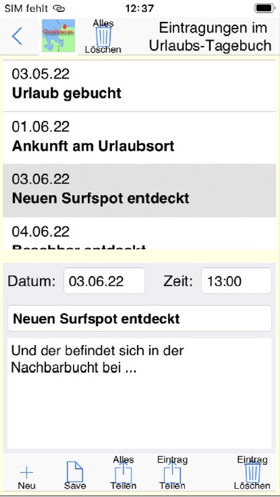 Cuxhaven App für den Urlaub Screenshot