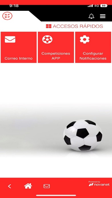 Intranet - RFEF Screenshot