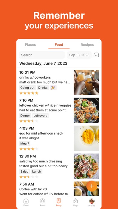 Bap: Food & Restaurant Journal Screenshot