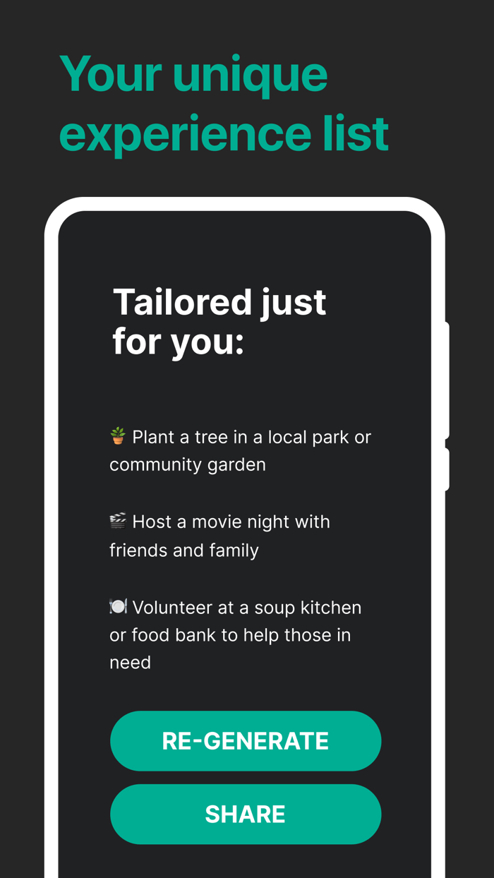 What To - Activity Generator